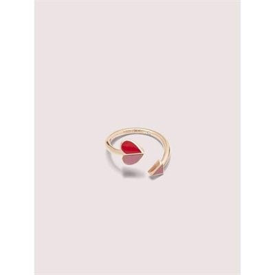 Fashion 4 - heritage spade enamel heart twist ring