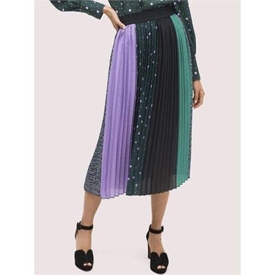Fashion 4 - pop dots print mix skirt