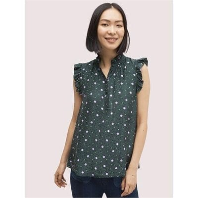 Fashion 4 - pop dots shell top