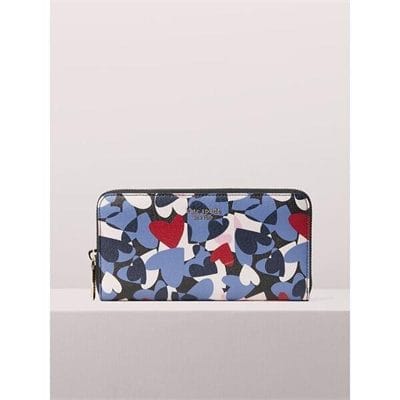 Fashion 4 - spencer heart party zip-around continental wallet