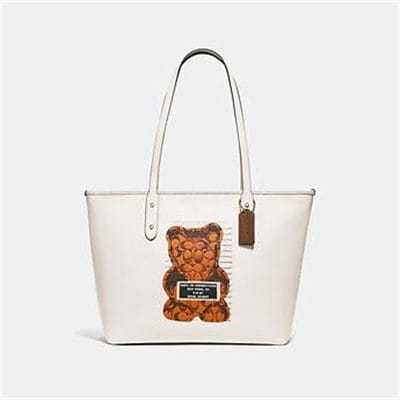 Fashion 4 Coach CITY ZIP TOTE WITH VANDAL GUMMY