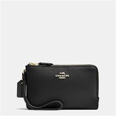 Fashion 4 Coach DOUBLE CORNER ZIP WRISTLET