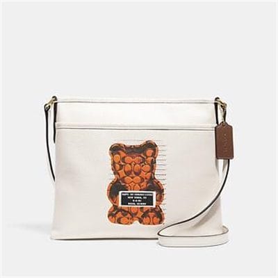 Fashion 4 Coach FILE CROSSBODY WITH VANDAL GUMMY