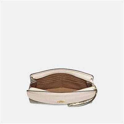 Fashion 4 Coach FLAP CLUTCH IN SIGNATURE CANVAS
