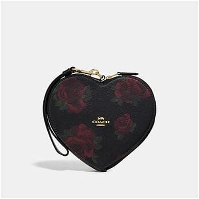 Fashion 4 Coach HEART WRISTLET WITH JUMBO FLORAL PRINT