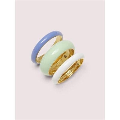 Fashion 4 - candy drops enamel ring set