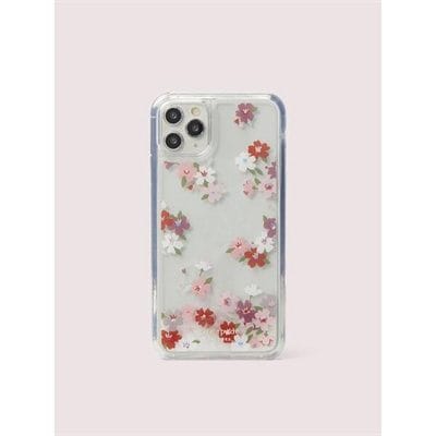 Fashion 4 - cherry blossom liquid glitter iphone 11 pro max case