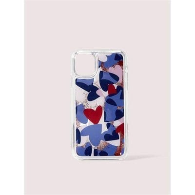 Fashion 4 - heart party liquid glitter iphone 11 case