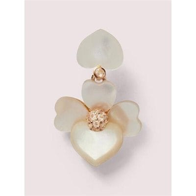 Fashion 4 - precious pansy drop earrings