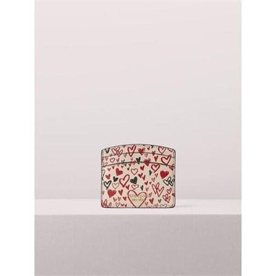 Fashion 4 - spencer heart scribbles cardholder