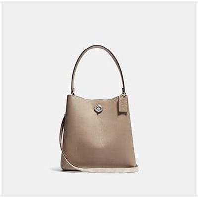 Fashion 4 Coach CHARLIE BUCKET BAG 21 IN BLOCKED SIGNATURE CANVAS