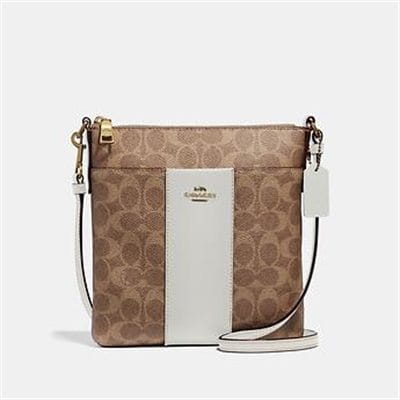 Fashion 4 Coach MESSENGER CROSSBODY IN COLOURBLOCK SIGNATURE CANVAS