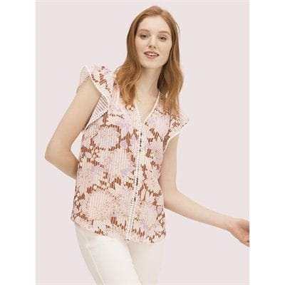Fashion 4 - exotic bloom burnout top