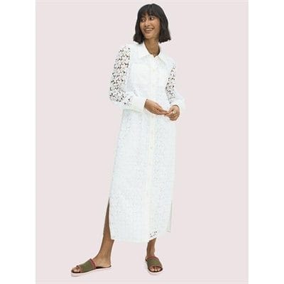 Fashion 4 - leaf lace shirtdress