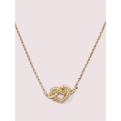 Fashion 4 - loves me knot pavé mini pendant