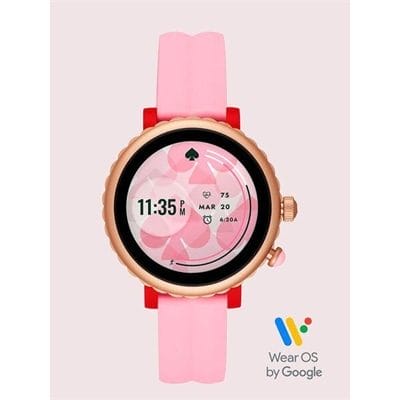 Fashion 4 - pink silicone scallop sport smartwatch