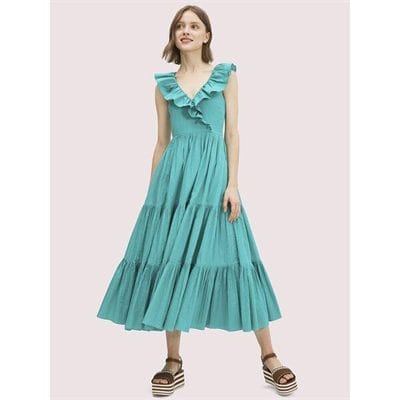 Fashion 4 - poplin ruffle tiered dress