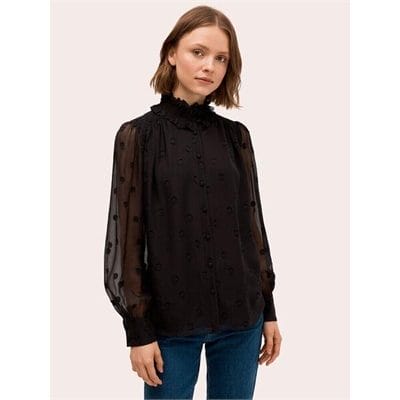 Fashion 4 - dashing beauty bakery dot devore top