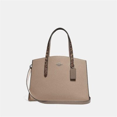Fashion 4 Coach Charlie Carryall With Colorblock Snakeskin Detail