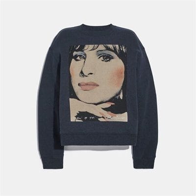 Fashion 4 Coach Coach X Richard Bernstein Sweatshirt With Barbra Streisand