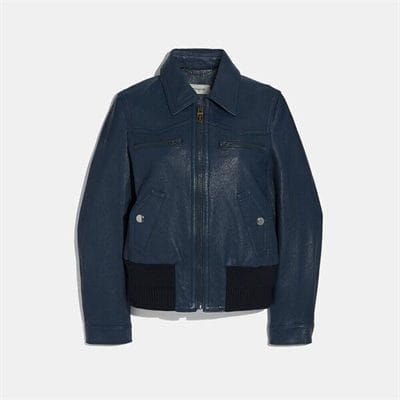 Fashion 4 Coach Double Zip Leather Blouson