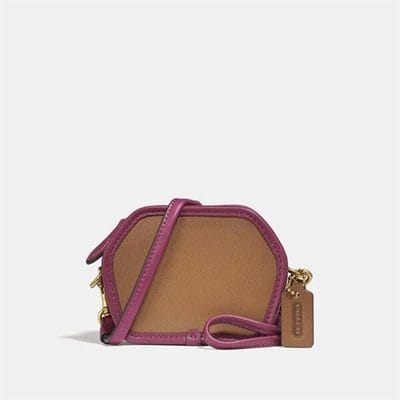 Fashion 4 Coach Geometric Coin Case In Colorblock