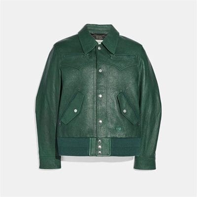 Fashion 4 Coach Leather Blouson