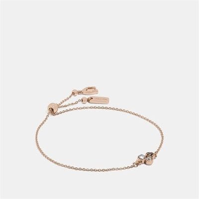 Fashion 4 Coach Mini Tea Rose Cluster Slider Bracelet