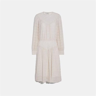 Fashion 4 Coach Plaid Yoke Dress