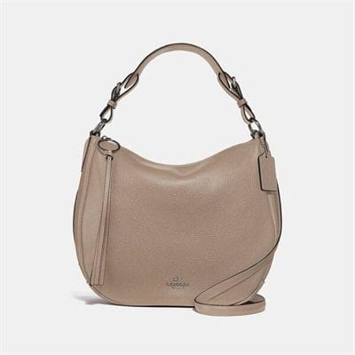 Fashion 4 Coach Polished Pebble Leather Sutton Hobo