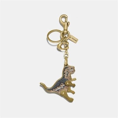 Fashion 4 Coach Rexy Bag Charm In Signature Canvas