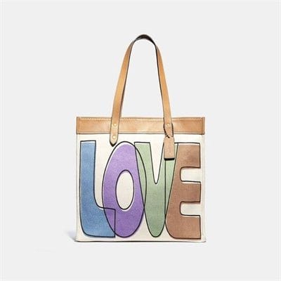 Fashion 4 Coach Tote 38 With Love Print