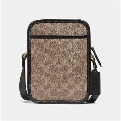 Fashion 4 Coach Zip Camera Bag In Signature Canvas