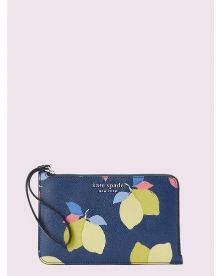 Fashion 4 - cameron lemon zest medium l-zip wristlet