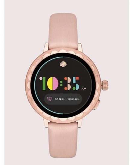 Fashion 4 - kate spade new york scallop blush leather smartwatch 2 featuring contactless payment