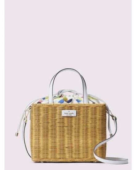 Fashion 4 - sam wicker lemon zest medium satchel