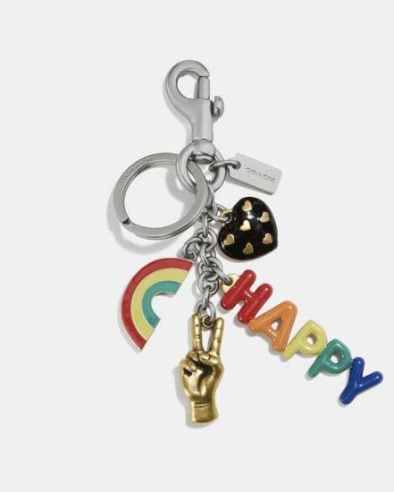 Fashion 4 Coach Rainbow Multi Bag Charm