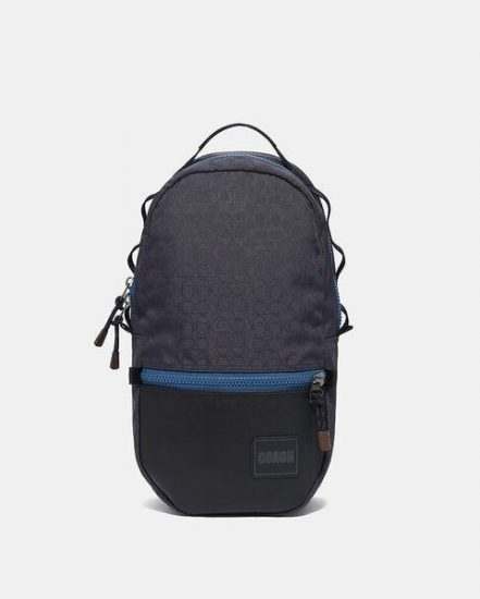 Fashion 4 Coach Reversible Pacer Backpack In Signature Cordura® Fabric With Coach Patch