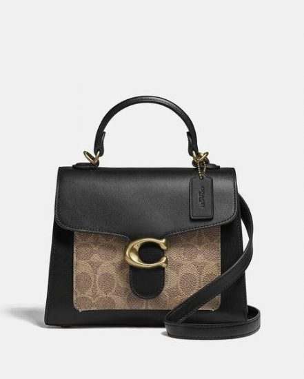 Fashion 4 Coach Tabby Top Handle 20 In Signature Canvas