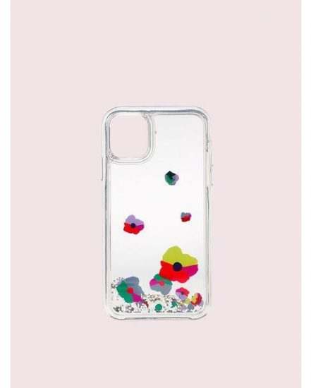Fashion 4 - collage liquid glitter iphone 11 case