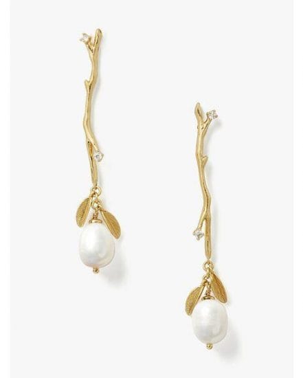 Fashion 4 - brilliant branches linear earrings