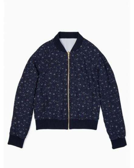 Fashion 4 - out west wild roses reversible bomber jacket