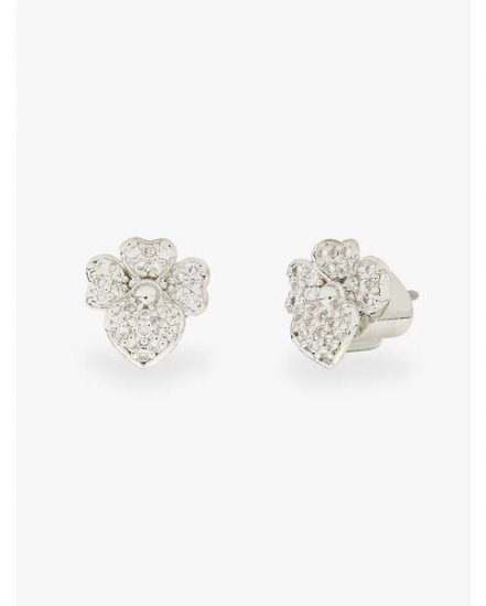 Fashion 4 - precious pansy pavé studs