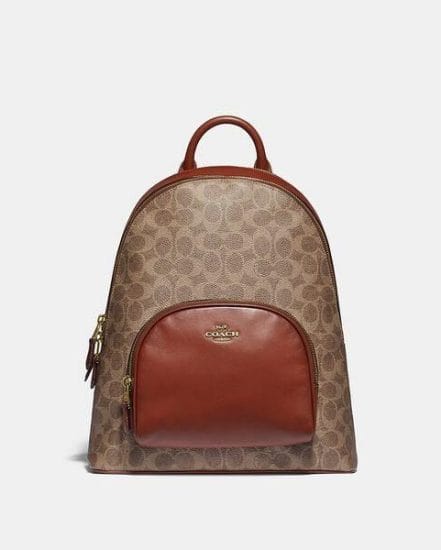 Fashion 4 Coach Carrie Backpack In Signature Canvas