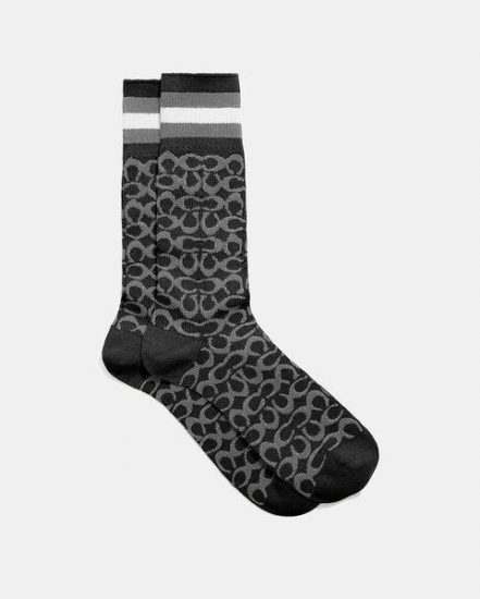 Fashion 4 Coach Signature Socks