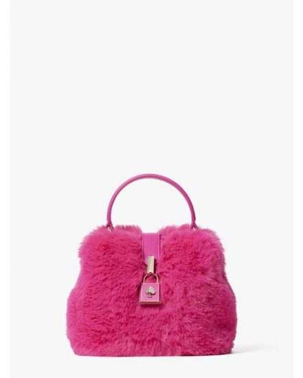 Fashion 4 - remedy faux fur small top-handle bag