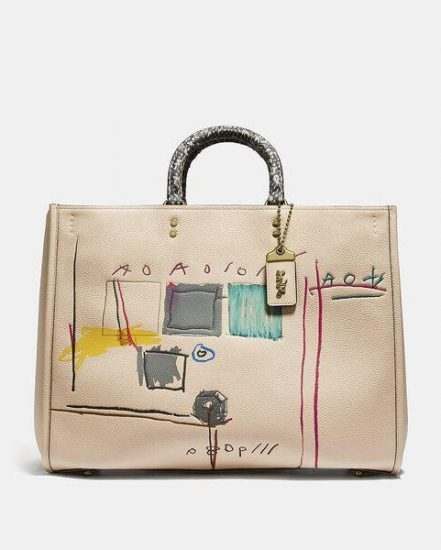 Fashion 4 Coach Coach X Basquiat Snake With Snake Handle Rogue Bag 39