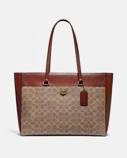 Fashion 4 Coach Folio Tote in Signature Canvas