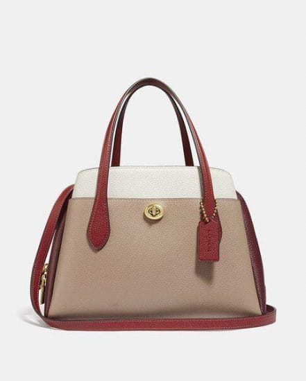 Fashion 4 Coach Lora Carryall 30 In Colorblock