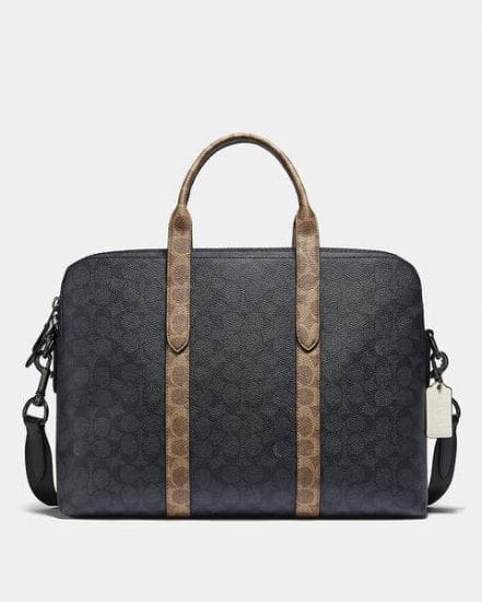 Fashion 4 Coach Metropolitan Soft Brief In Colorblock Signature Canvas